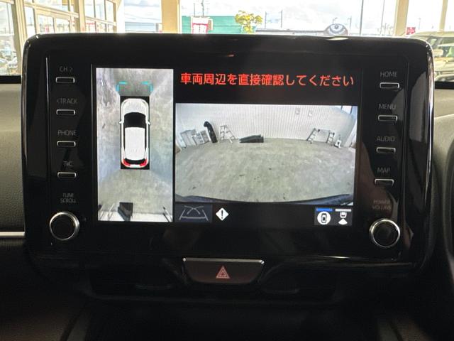 ヤリスクロス ハイブリッドＺ／千葉県仕入／寒冷地仕様／　９インチナビ／ＢＴ／ＵＳＢ／前後ドラレコ／パノラマビューモニター／ＥＴＣ２．０／バックカメラ／電動ハーフレザーシート／シートヒーター／レーダークルーズ／コーナーセンサー／ワイパーデアイサー／禁煙車（9枚目）