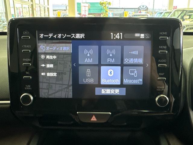 ヤリスクロス ハイブリッドＺ／千葉県仕入／寒冷地仕様／　９インチナビ／ＢＴ／ＵＳＢ／前後ドラレコ／パノラマビューモニター／ＥＴＣ２．０／バックカメラ／電動ハーフレザーシート／シートヒーター／レーダークルーズ／コーナーセンサー／ワイパーデアイサー／禁煙車（25枚目）