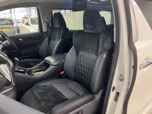 ヴェルファイアハイブリッド ZR 禁煙車/22年製冬タイヤ/ツインサンルーフ アドミレーションフルエアロ/アドミレーションマフラー/アルパイン10型ナビ&フリップダウン/ブルートゥース/Bカメラ/衝突軽減/車線逸脱/前後ドラレコ/電動ハーフレザーシート/取説/記録簿/スペアキー(33枚目)