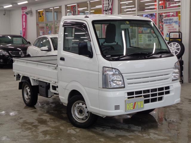 KCエアコン・パワステ農繁 切替4WD 5速マニュアル 三方開 純正ラジオ ハロゲンライト ヘッドライトレベライザー エアコン DIFFロック ラバーマット サイドバイザー 禁煙車(8枚目)
