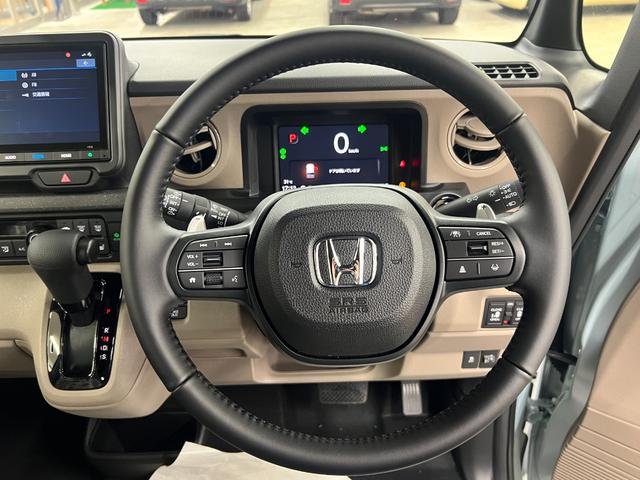 Ｎ－ＢＯＸジョイ ターボ／届出済未使用車／純正８インチナビ／　ホンダセンシング／ブルートゥース／フルセグ／シートヒーター／ハーフレザーシート／バックカメラ／両側ＰＳＤ／パドルシフト／コーナーセンサー／ＬＥＤライト／オートハイビーム（41枚目）