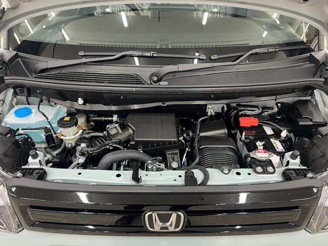 Ｎ－ＢＯＸジョイ ターボ／届出済未使用車／純正８インチナビ／　ホンダセンシング／ブルートゥース／フルセグ／シートヒーター／ハーフレザーシート／バックカメラ／両側ＰＳＤ／パドルシフト／コーナーセンサー／ＬＥＤライト／オートハイビーム（60枚目）