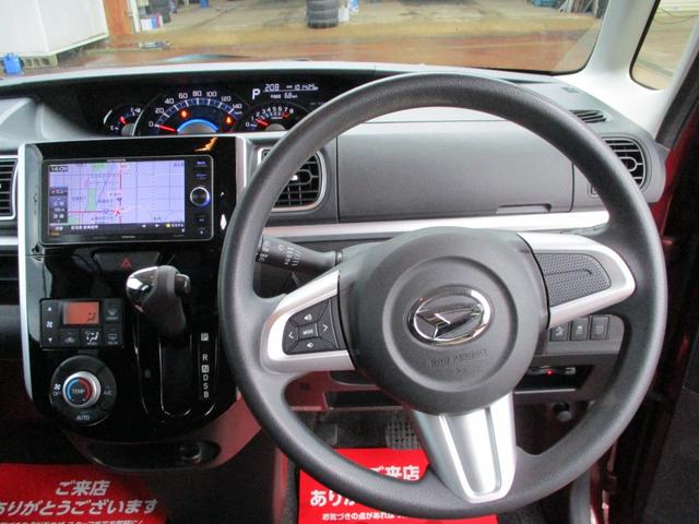 タント カスタムX SA 純正ナビ・TV フルセグ Bluetooth ETC 左側PWスライドドア LEDヘッドランプ スマートアシスト スマートキー ベンチシート 盗難防止システム 衝突安全ボディ 衝突被害軽減システム(7枚目)