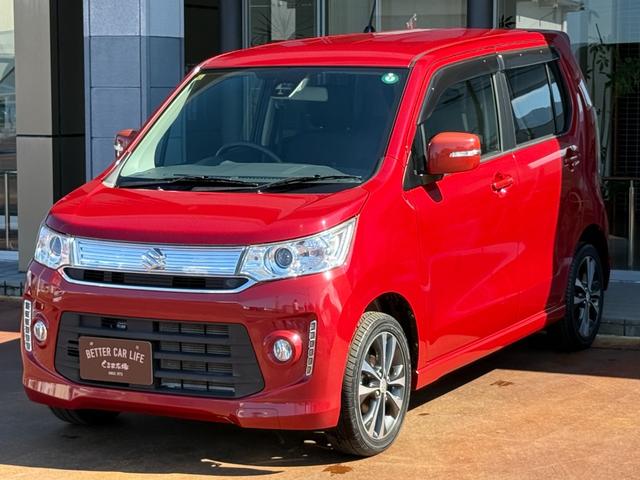 ワゴンＲスティングレー Ｔ　４ＷＤ　ターボ　ナビ　ＴＶ　バックカメラ　ＨＩＤヘッドランプ　パドルシフト　スマートキー　プッシュスタート　クルーズコントロール　衝突被害軽減システム　シートヒーター　アイドリングストップ　車検整備付（32枚目）