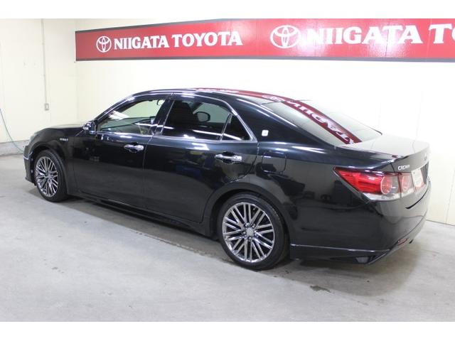 クラウンハイブリッド アスリートS ナビ&TV ETC バックカメラ スマートキー ドラレコ 横滑り防止機能 LEDヘッドランプ サンルーフ キーレス 電動シート DVD再生 乗車定員5人 寒冷地 ABS エアバッグ ハイブリッド(3枚目)