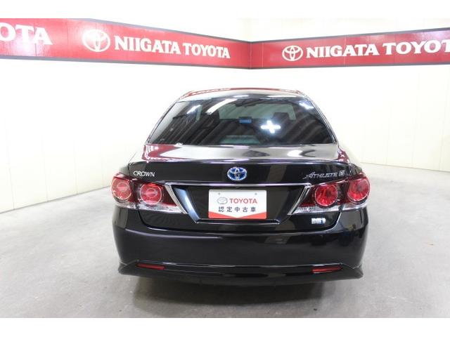 クラウンハイブリッド アスリートS ナビ&TV ETC バックカメラ スマートキー ドラレコ 横滑り防止機能 LEDヘッドランプ サンルーフ キーレス 電動シート DVD再生 乗車定員5人 寒冷地 ABS エアバッグ ハイブリッド(5枚目)