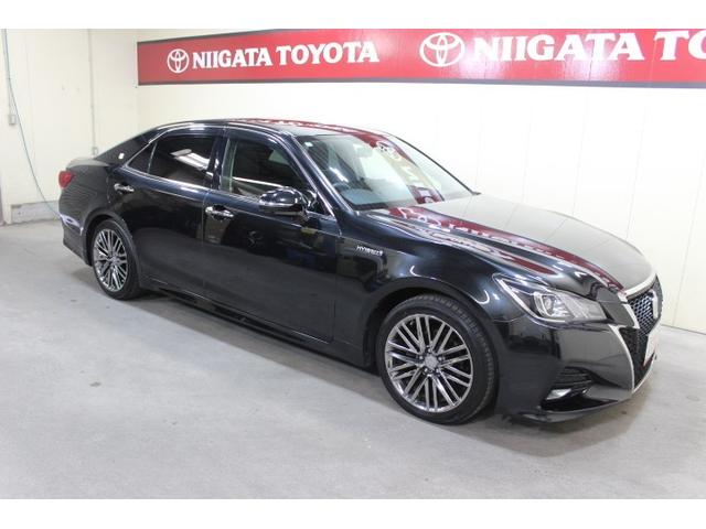 クラウンハイブリッド アスリートS ナビ&TV ETC バックカメラ スマートキー ドラレコ 横滑り防止機能 LEDヘッドランプ サンルーフ キーレス 電動シート DVD再生 乗車定員5人 寒冷地 ABS エアバッグ ハイブリッド(7枚目)