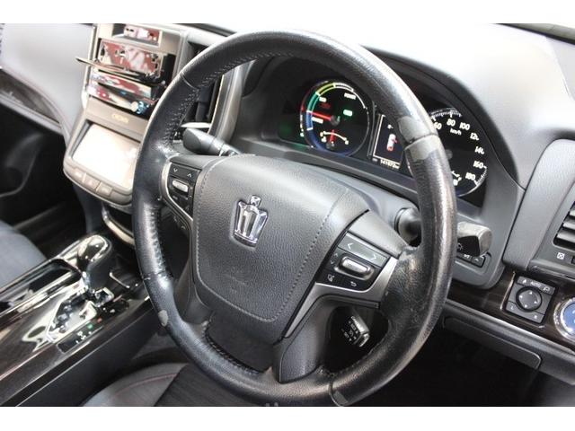 クラウンハイブリッド アスリートS ナビ&TV ETC バックカメラ スマートキー ドラレコ 横滑り防止機能 LEDヘッドランプ サンルーフ キーレス 電動シート DVD再生 乗車定員5人 寒冷地 ABS エアバッグ ハイブリッド(19枚目)