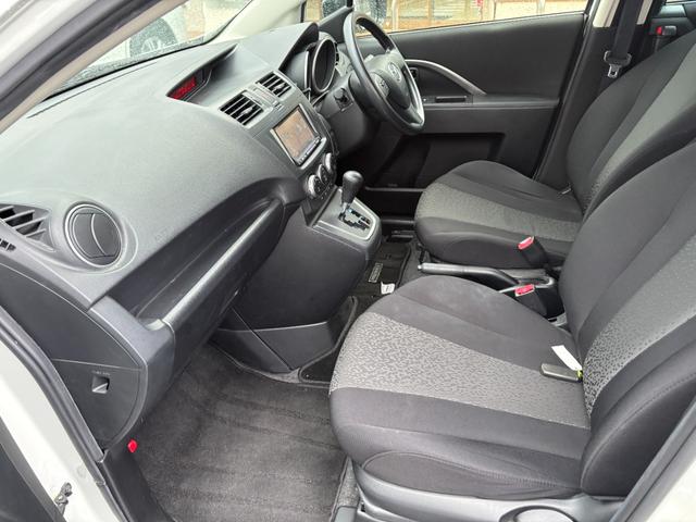 プレマシー 20E スマートキー プッシュスタート 両側電動スライド アイドリングストップ メモリーナビ CD DVD ワンセグ Bluetooth ETC 15インチ社外アルミ ドラレコ前後(9枚目)