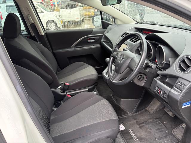 プレマシー 20E スマートキー プッシュスタート 両側電動スライド アイドリングストップ メモリーナビ CD DVD ワンセグ Bluetooth ETC 15インチ社外アルミ ドラレコ前後(11枚目)