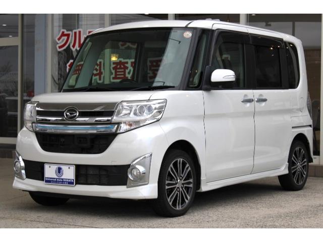 タント カスタムＲＳ　ＳＡ　社外メモリーナビ　両側電動スライドドア　Ｂモニター　フルセグ　ＢＴ　キセノンライト　Ｐスタート　ＥＴＣ　オートライト（5枚目）