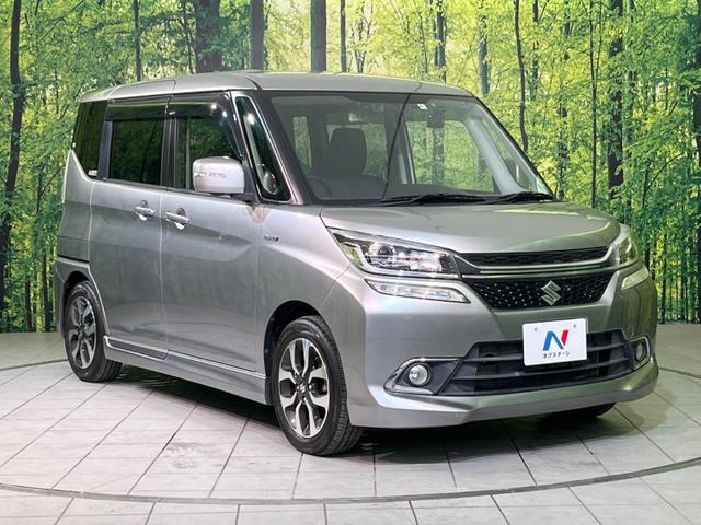 ハイブリッドMV 両側電動スライドドア 禁煙車 SDナビ 全周囲カメラ フルセグ ETC Bluetooth再生 LEDヘッド クルーズコントロール オートライト CD 盗難防止システム プライバシーガラス(17枚目)
