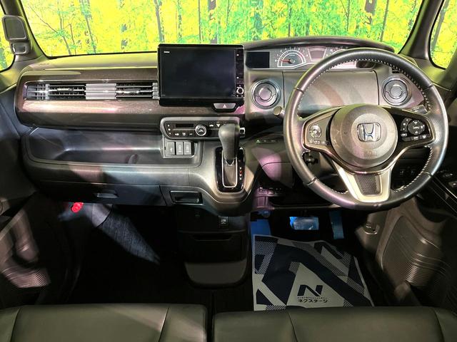 N-BOXカスタム G・Lターボホンダセンシング 衝突軽減 ターボ 純正8型ナビ 両側電動スライド LEDヘッド オートエアコン Bluetooth接続 CD/DVD再生 ドラレコ ETC スマートキー 盗難防止装置 USB入力端子 横滑り防止装置(2枚目)