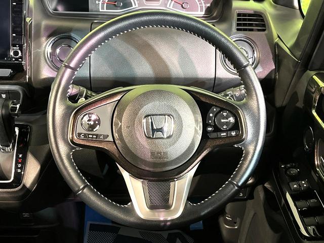 N-BOXカスタム G・Lターボホンダセンシング 衝突軽減 ターボ 純正8型ナビ 両側電動スライド LEDヘッド オートエアコン Bluetooth接続 CD/DVD再生 ドラレコ ETC スマートキー 盗難防止装置 USB入力端子 横滑り防止装置(11枚目)