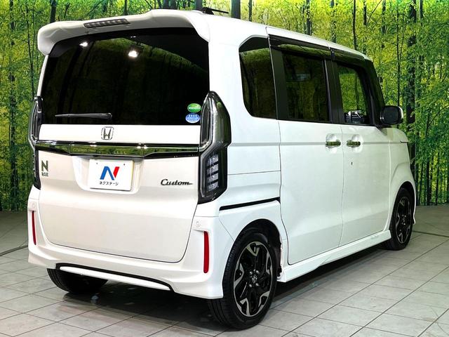 N-BOXカスタム G・Lターボホンダセンシング 衝突軽減 ターボ 純正8型ナビ 両側電動スライド LEDヘッド オートエアコン Bluetooth接続 CD/DVD再生 ドラレコ ETC スマートキー 盗難防止装置 USB入力端子 横滑り防止装置(17枚目)