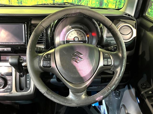 ハスラー ＪスタイルＩＩターボ　純正ナビ　衝突被害軽減システム　禁煙車　ハーフレザーシート　スマートキー　ＨＩＤヘッド　ＥＴＣ　クルコン　オートライト　オートエアコン　純正１５インチアルミ　盗難防止装置　パドルシフト（11枚目）