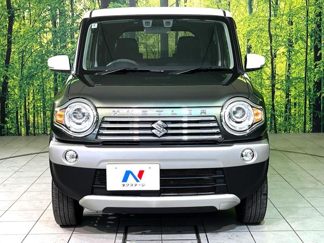 ハスラー ＪスタイルＩＩターボ　純正ナビ　衝突被害軽減システム　禁煙車　ハーフレザーシート　スマートキー　ＨＩＤヘッド　ＥＴＣ　クルコン　オートライト　オートエアコン　純正１５インチアルミ　盗難防止装置　パドルシフト（14枚目）