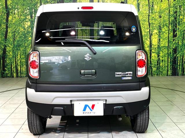 ハスラー ＪスタイルＩＩターボ　純正ナビ　衝突被害軽減システム　禁煙車　ハーフレザーシート　スマートキー　ＨＩＤヘッド　ＥＴＣ　クルコン　オートライト　オートエアコン　純正１５インチアルミ　盗難防止装置　パドルシフト（15枚目）