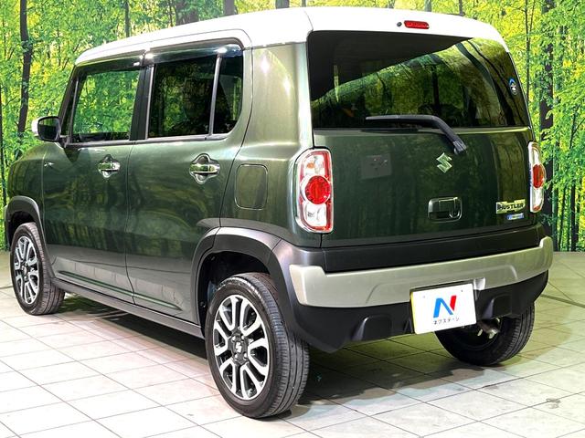 ハスラー ＪスタイルＩＩターボ　純正ナビ　衝突被害軽減システム　禁煙車　ハーフレザーシート　スマートキー　ＨＩＤヘッド　ＥＴＣ　クルコン　オートライト　オートエアコン　純正１５インチアルミ　盗難防止装置　パドルシフト（61枚目）
