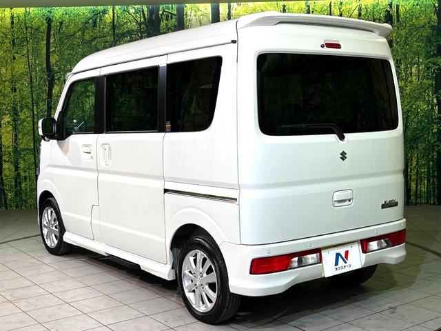 エブリイワゴン PZターボスペシャル 衝突軽減 ディスプレイオーディオ 両側電動スライド シートヒーター ETC オートエアコン オートライト HIDヘッド&フロントフォグ スマートキー 盗難防止装置 アイドリングストップ USB入力端子(56枚目)