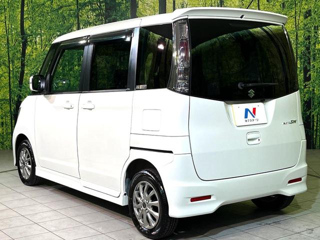 パレットSW TS 両側電動ドア バックカメラ 禁煙車 スマートキー HIDヘッド ビルトインETC オートライト オートエアコン 純正13インチアルミ 盗難防止装置 ヘッドライトレベライザー(45枚目)