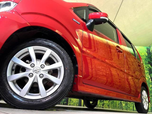 ワゴンR ハイブリッドFZ 衝突軽減 ナビ シートヒーター ETC スマートキー オートエアコン Bluetooth接続 CD/DVD再生 オートライト 盗難防止装置 横滑り防止装置 電動格納ミラー  アイドリングストップ(13枚目)