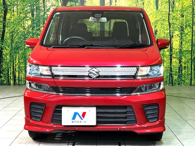 ワゴンR ハイブリッドFZ 衝突軽減 ナビ シートヒーター ETC スマートキー オートエアコン Bluetooth接続 CD/DVD再生 オートライト 盗難防止装置 横滑り防止装置 電動格納ミラー  アイドリングストップ(14枚目)