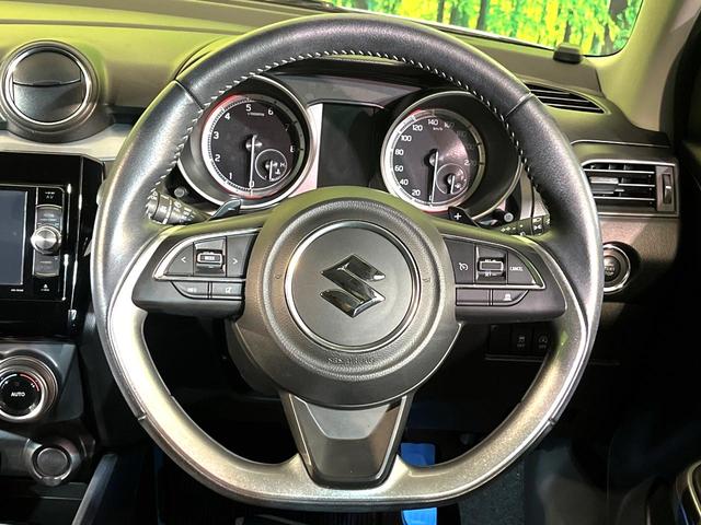 スイフト ハイブリッドRS 衝突軽減 ナビ シートヒーター LEDヘッド ETC CD/DVD再生 リアフォグ スマートキー オートライト オートエアコン パドルシフト アイドリングストップ 盗難防止装置 横滑り防止装置(11枚目)