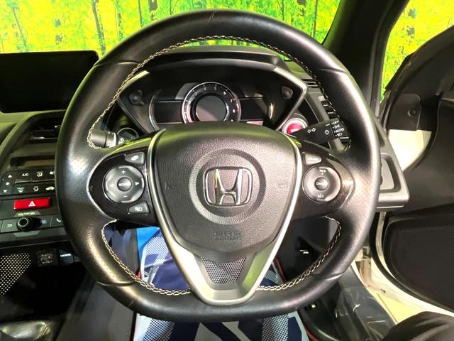 S660 α MT車 バックカメラ 衝突被害軽減システム 禁煙車 レザーシート スマートキー LEDヘッド ETC クルコン オートライト オートエアコン 純正アルミホイール 盗難防止装置 電動格納ミラー(9枚目)