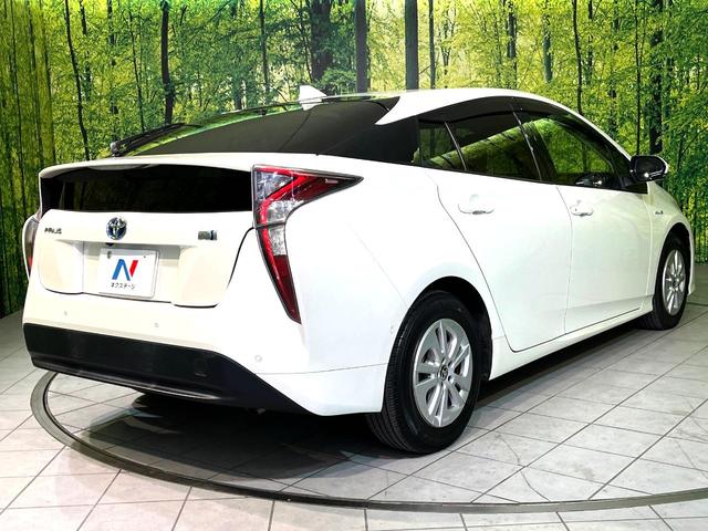 プリウス Sセーフティプラス 衝突軽減 純正ナビ LEDヘッドライト バックカメラ ドラレコ Bluetooth接続 CD/DVD再生 オートエアコン スマートキー オートライト 電動格納ミラー 盗難防止装置(17枚目)