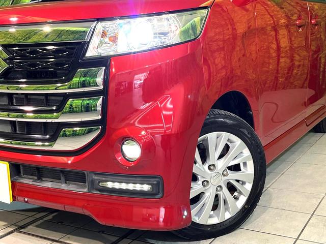 スペーシアカスタムＺ ベースグレード　４ＷＤ　衝突軽減　両側電動スライド　ナビ　シートヒーター　バックカメラ　Ｂｌｕｅｔｏｏｔｈ接続　ＥＴＣ　オーテオアコン　スマートキー　盗難防止装置　アイドリングストップ　電動格納ミラー　横滑り防止装置（12枚目）