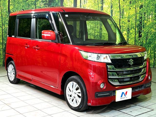 スペーシアカスタムＺ ベースグレード　４ＷＤ　衝突軽減　両側電動スライド　ナビ　シートヒーター　バックカメラ　Ｂｌｕｅｔｏｏｔｈ接続　ＥＴＣ　オーテオアコン　スマートキー　盗難防止装置　アイドリングストップ　電動格納ミラー　横滑り防止装置（16枚目）