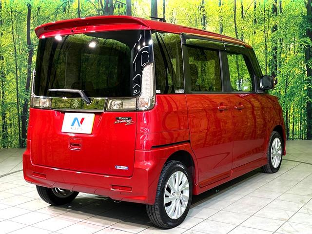 スペーシアカスタムＺ ベースグレード　４ＷＤ　衝突軽減　両側電動スライド　ナビ　シートヒーター　バックカメラ　Ｂｌｕｅｔｏｏｔｈ接続　ＥＴＣ　オーテオアコン　スマートキー　盗難防止装置　アイドリングストップ　電動格納ミラー　横滑り防止装置（17枚目）