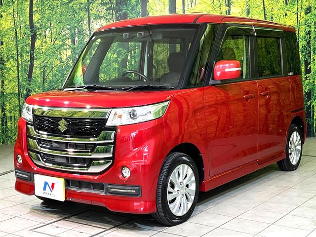 スペーシアカスタムＺ ベースグレード　４ＷＤ　衝突軽減　両側電動スライド　ナビ　シートヒーター　バックカメラ　Ｂｌｕｅｔｏｏｔｈ接続　ＥＴＣ　オーテオアコン　スマートキー　盗難防止装置　アイドリングストップ　電動格納ミラー　横滑り防止装置（57枚目）