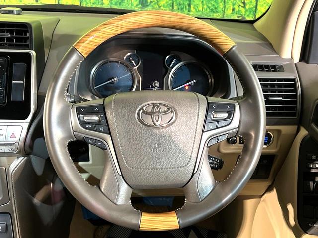 ランドクルーザープラド TX 4WD 7人乗り 衝突軽減 LEDヘッド レーダークルーズ ETC ドラレコ Bluetooth接続 CD/DVD再生 ヘッドライトウォッシャー デュアルオートエアコン スマートキー 盗難防止装置(12枚目)