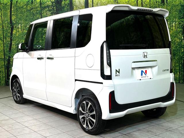 Ｎ－ＢＯＸカスタム ベースグレード　４ＷＤ　届出済未使用車　電動スライドドア　シートヒーター　ＬＥＤヘッド　オートブレーキホールド　オートエアコン　スマートキー　盗難防止装置　横滑り防止装置　電動格納ミラー　プライバシーガラス（48枚目）