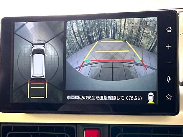 ムーヴキャンバス ストライプスＧ　純正９型ディスプレイオーディオ　全周囲カメラ　両側電動スライド　シートヒーター　ＬＥＤヘッド　Ｂｌｕｅｔｏｏｔｈ接続　ＥＴＣ　オートエアコン　置き型充電　スマートキー　盗難防止装置　横滑り防止装置（4枚目）