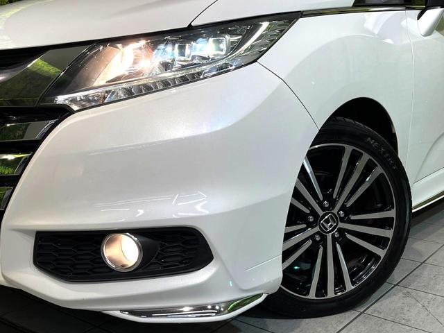 オデッセイ アブソルート・ＥＸ　両側電動ドア　純正ＳＤナビ　バックカメラ　ホンダセンシング　レーダークルーズ　禁煙車　ハーフレザーシート　パワーシート　スマートキー　ＬＥＤヘッド　ビルトインＥＴＣ　純正１８インチアルミ（13枚目）