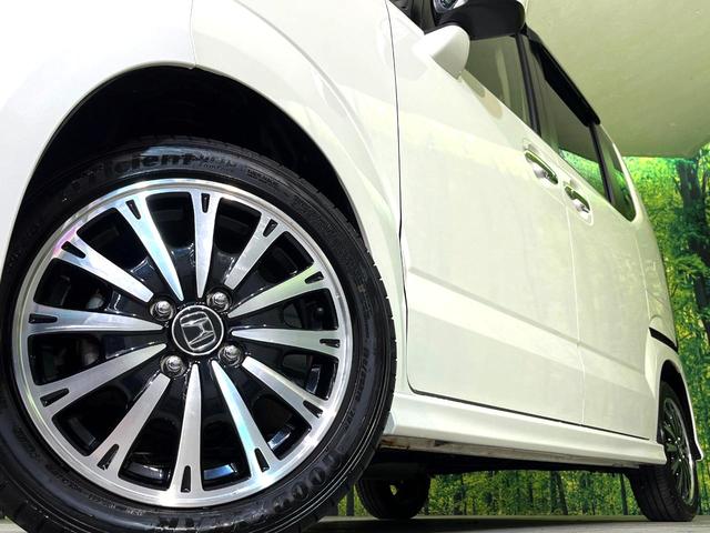 N-BOXカスタム G・ターボLパッケージ ナビ 両側電動スライド HIDヘッド クルーズコントロール バックカメラ ETC Bluetooth接続 CD オートエアコン オートライト スマートキー 盗難防止装置 横滑り防止装置 電動格納ミラー(13枚目)