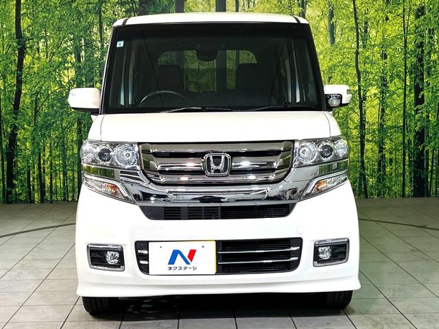 N-BOXカスタム G・ターボLパッケージ ナビ 両側電動スライド HIDヘッド クルーズコントロール バックカメラ ETC Bluetooth接続 CD オートエアコン オートライト スマートキー 盗難防止装置 横滑り防止装置 電動格納ミラー(14枚目)