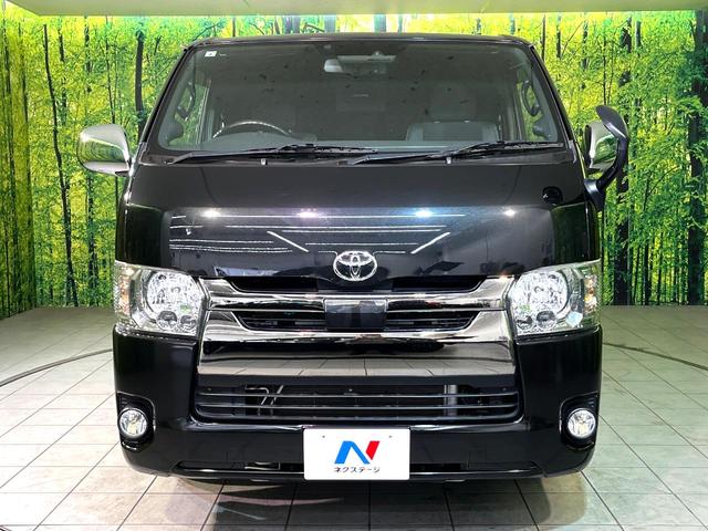 ハイエースバン スーパーGL ダークプライムII 4WD SDナビ バックカメラ 後席モニター 衝突軽減 両側電動スライド Bluetooth LEDヘッド フロントフォグ オートハイビーム オートライト オートエアコン スマートキー 電動格納ミラー(14枚目)