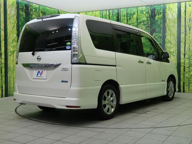 ハイウェイスター S-ハイブリッド 禁煙車 純正SDナビ フルセグ 両側電動スライド バックカメラ フリップダウン 純正16AW クルーズコントロール bluetooth オートライト スマートキー 盗難防止システム 記録簿(45枚目)