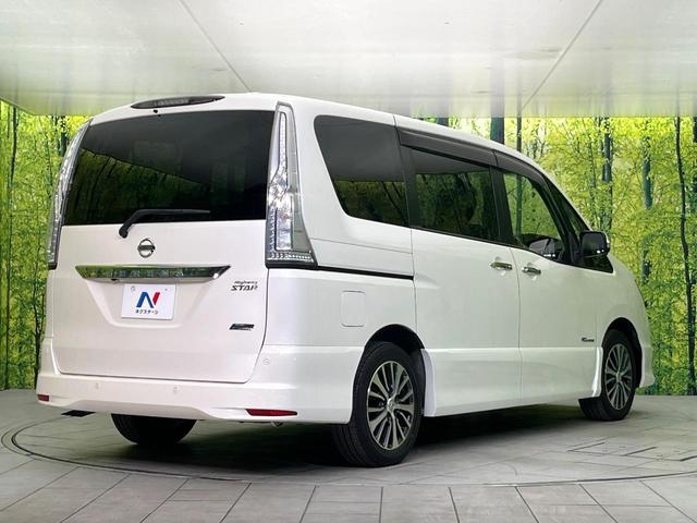 セレナ ハイウェイスター　Ｖセレ＋セーフティ　ＳＨＶ　Ａセフ　禁煙車　純正８型ＳＤナビ　後席モニター　全周囲カメラ　両側電動ドア　ドラレコ　衝突被害軽減システム　ビルトインＥＴＣ　クルコン　車線逸脱警報　オートライト　コーナーセンサー　ＬＥＤヘッド（18枚目）