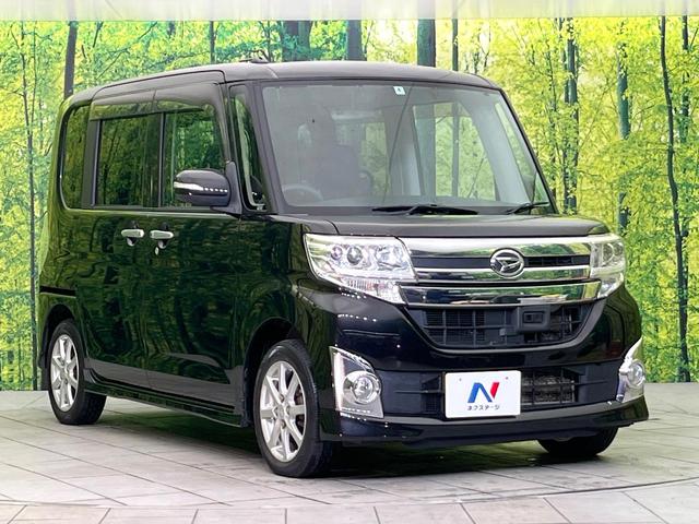 タント カスタムＸ　ＳＡ　禁煙車　ＳＤナビ　バックカメラ　Ｂｌｕｅｔｏｏｔｈ／ＣＤ／ＤＶＤ再生　フルセグ　衝突軽減装置　スマートキー　電動スライドドア　ＬＥＤヘッド　オートライト　オートエアコン　ＥＴＣ　純正１４インチアルミ（16枚目）