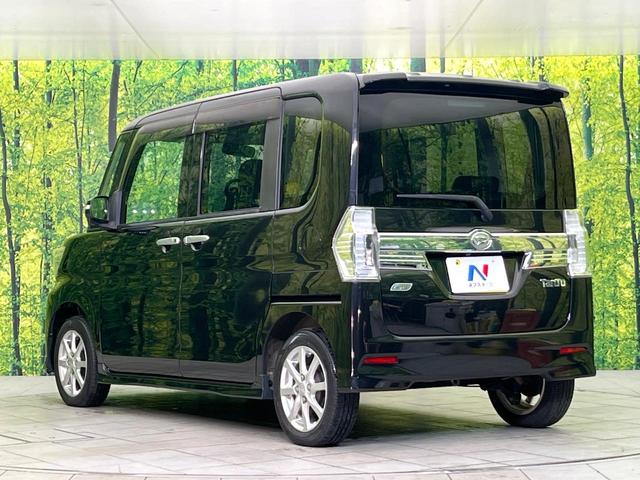 タント カスタムＸ　ＳＡ　禁煙車　ＳＤナビ　バックカメラ　Ｂｌｕｅｔｏｏｔｈ／ＣＤ／ＤＶＤ再生　フルセグ　衝突軽減装置　スマートキー　電動スライドドア　ＬＥＤヘッド　オートライト　オートエアコン　ＥＴＣ　純正１４インチアルミ（50枚目）