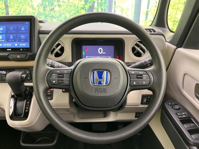 Ｎ－ＢＯＸ ベースグレード　禁煙車　純正ＤＡ　Ｂｌｕｅｔｏｏｔｈ再生　バックカメラ　両側電動スライド　衝突軽減装置　レーダークルーズ　コーナーセンサー　ＬＥＤヘッド　オートハイビーム　オートエアコン　純正１４インチアルミ（8枚目）