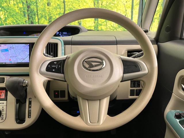 ムーヴキャンバス Ｘリミテッドメイクアップ　ＳＡＩＩ　禁煙車　純正ＳＤナビ　Ｂｌｕｅｔｏｏｔｈ／ＣＤ／フルセグ　バックカメラ　両側電動スライド　衝突軽減装置　車線逸脱警報　２トーン　ＬＥＤフォグ　オートライト　オートエアコン　スマートキー　ＥＴＣ（8枚目）