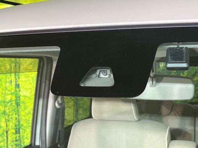 ムーヴキャンバス Ｘリミテッドメイクアップ　ＳＡＩＩ　禁煙車　純正ＳＤナビ　Ｂｌｕｅｔｏｏｔｈ／ＣＤ／フルセグ　バックカメラ　両側電動スライド　衝突軽減装置　車線逸脱警報　２トーン　ＬＥＤフォグ　オートライト　オートエアコン　スマートキー　ＥＴＣ（28枚目）