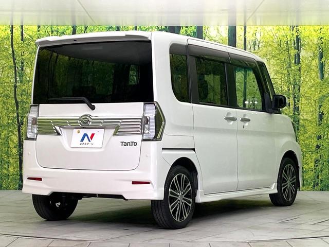 タント カスタムRS トップエディションリミテッドSAIII 禁煙車 BIG-X8型ナビ CD/DVD再生 Bluetooth接続 フルセグ 衝突軽減装置 LEDヘッド/フォグライト オートハイビーム 両側電動スライドドア ハーフレザーシート シートヒーター(16枚目)