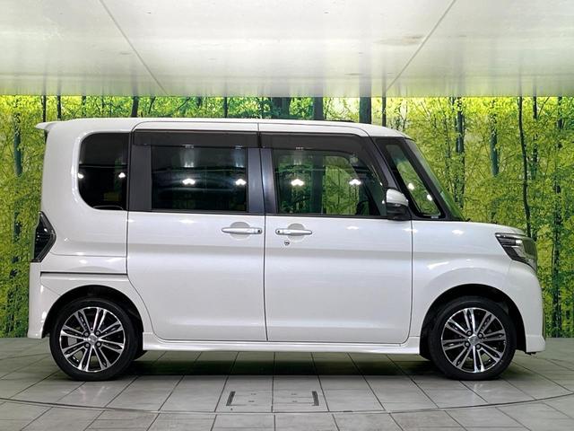 タント カスタムRS トップエディションリミテッドSAIII 禁煙車 BIG-X8型ナビ CD/DVD再生 Bluetooth接続 フルセグ 衝突軽減装置 LEDヘッド/フォグライト オートハイビーム 両側電動スライドドア ハーフレザーシート シートヒーター(25枚目)